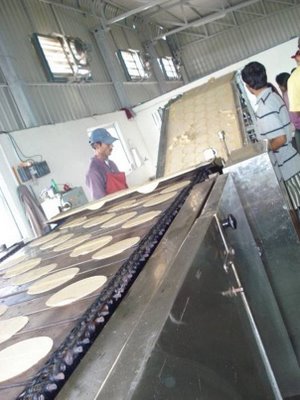 A Hygienic way of Mass Production of Chapatti