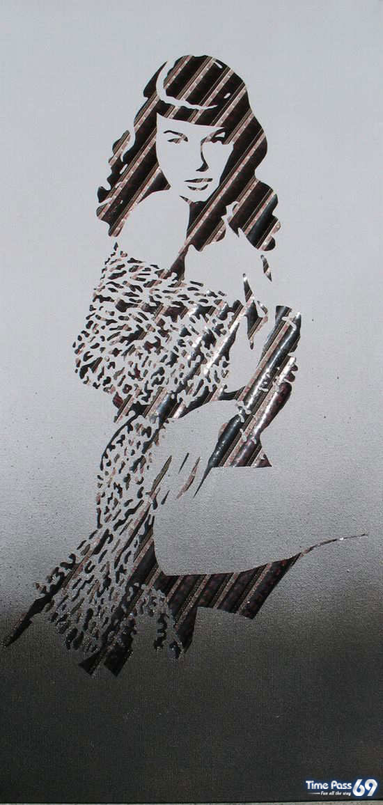 Portraits Made Out of Cassette Tapes