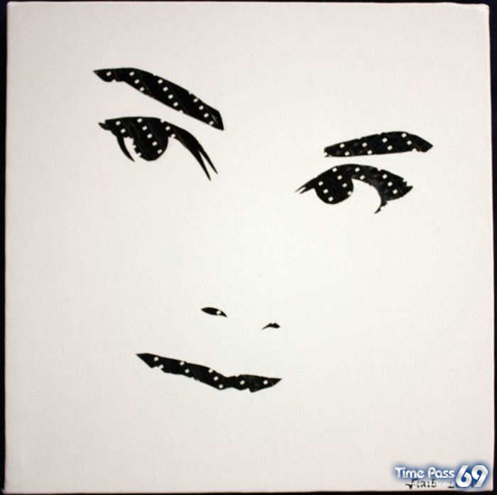 Portraits Made Out of Cassette Tapes
