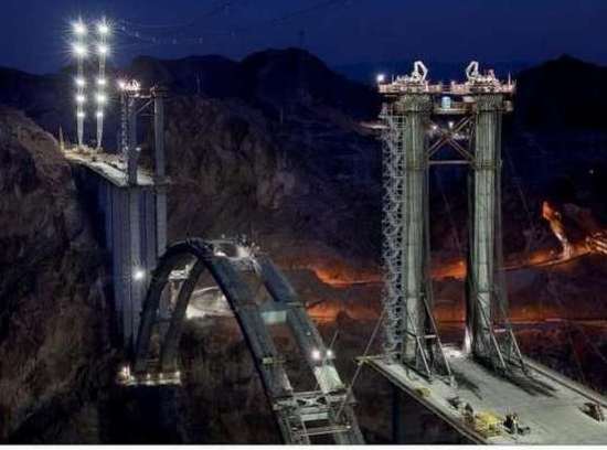Colorado River Bridge at Hoover Dam Civil Engineering Miracle