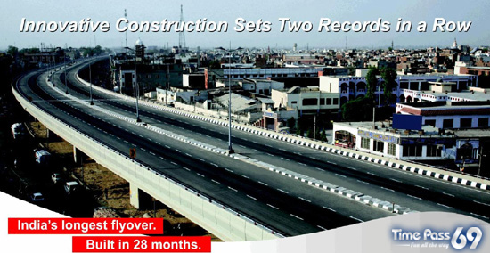 India Longest Flyover in Hyderabad
