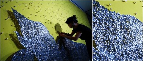 Unbelievable Art with Buttons And Pins