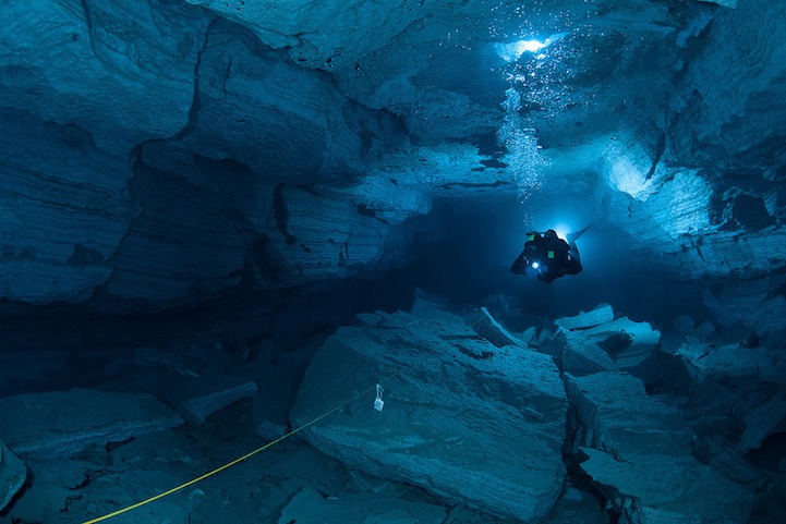 Longest Underwater Cave In Russia