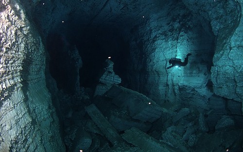 Longest Underwater Cave In Russia