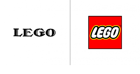 20 top companies logos looked like before they were famous