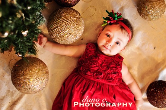 Babies Who Showed Off Their Festive Spirit In Their First Christmas Photo Shoot
