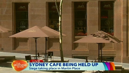 Developing story: At least 10 hostages held inside Sydney cafe