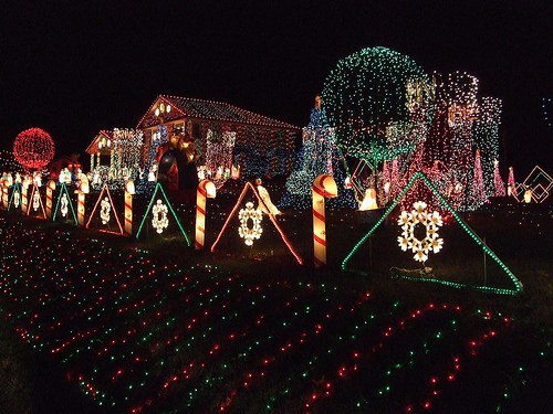 These 10 Houses Really Need To Tone Down The Christmas Cheer