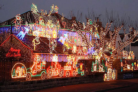 These 10 Houses Really Need To Tone Down The Christmas Cheer