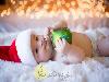 Babies Who Showed Off Their Festive Spirit In Their First Christmas Photo Shoot