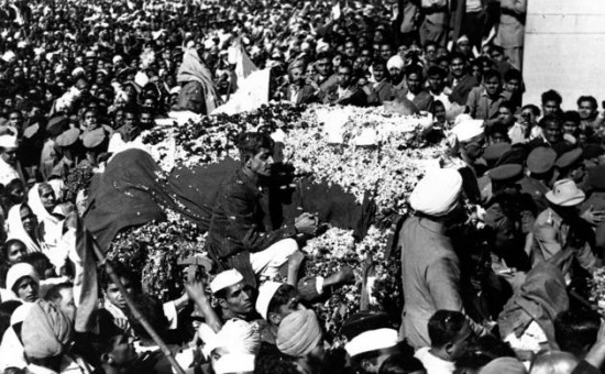 Rare Images From Mahatma's Funeral