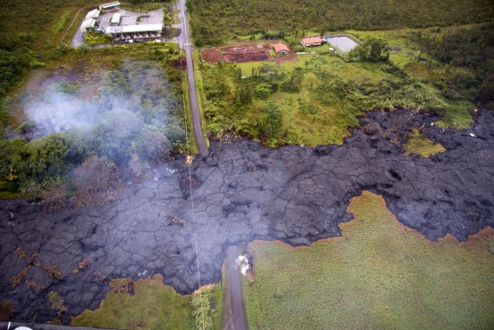 Hawaii lava flow