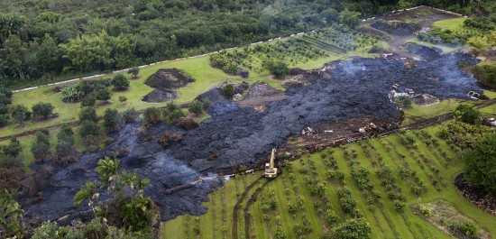 Hawaii lava flow