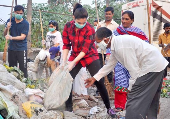 Tamanna Bhatia takes up the Swacchh Bharat campaign