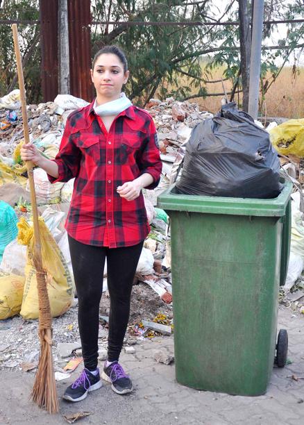 Tamanna Bhatia takes up the Swacchh Bharat campaign
