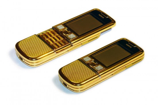 Gold mobile phone Most expencive mobiles in the world Costelest mobiles in the world  Mobiles with goldcoated frames