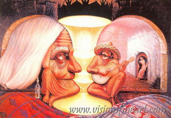 Staggering illusions by Octavio Ocampo
