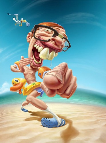 Incredibly Funny Illustration Artworks By Oscar Ramos