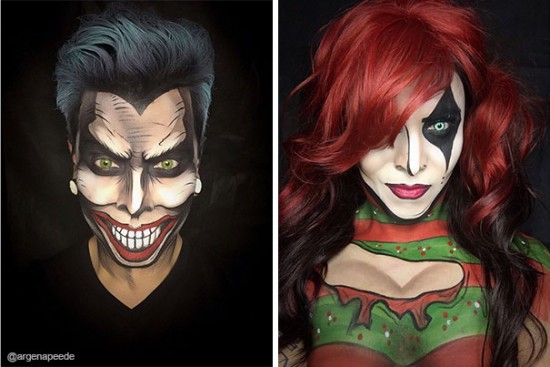 Makeup Artist Turns Himself Into Superheroes With Nothing But Makeup