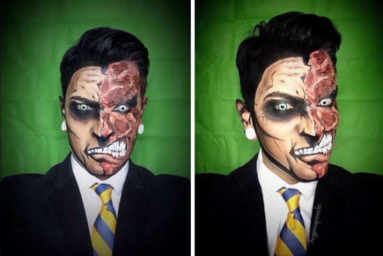 Makeup Artist Turns Himself Into Superheroes With Nothing But Makeup