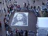 Mona Lisa Painting Made with 3604 Cups of Coffee