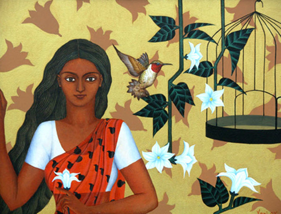 Beautiful Floral Paintings by Vani Chawla