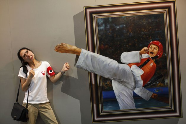 Spectacular 3d paintings at the magic art special