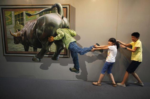Spectacular 3d paintings at the magic art special