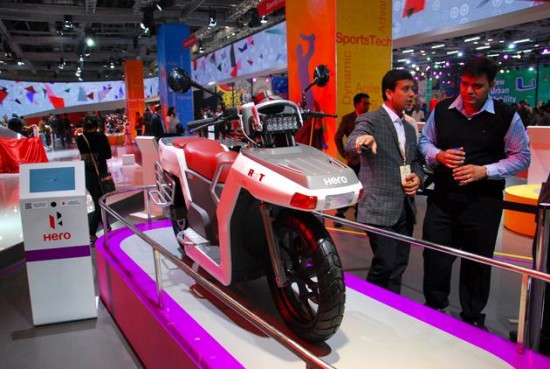 Hero Unveils Diesel Scooter Concept
