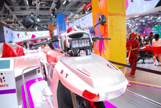Hero Unveils Diesel Scooter Concept