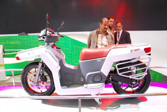 Hero Unveils Diesel Scooter Concept