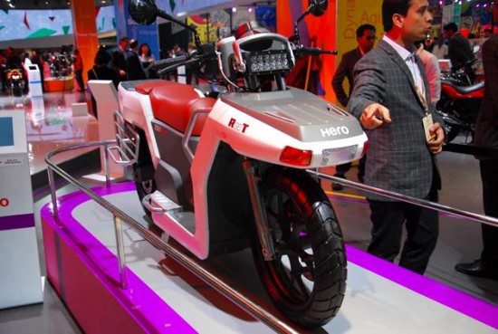 Hero Unveils Diesel Scooter Concept