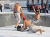 Bizarre Boxing Match  Boxing above The Ice