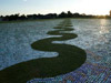 Urban Field Made by 600,000 CDs