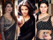 Celeb Trend: Sizzling Black Saris